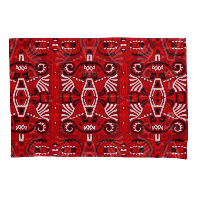 Housse D'oreillers Carrelage ethnique Vintage Boho (devant)