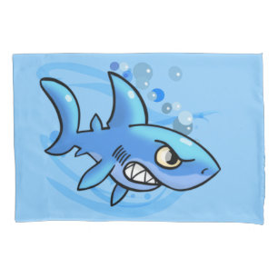 Housse D'oreillers Cartoon Shark