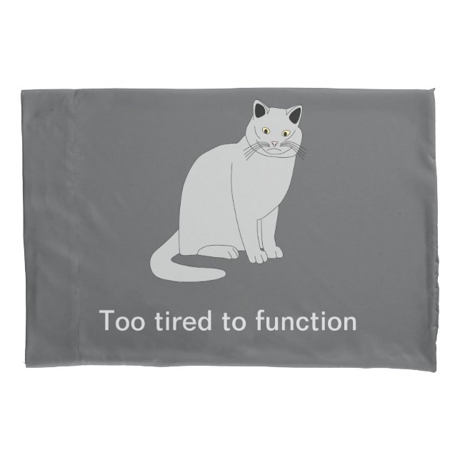 Housse D'oreillers Cat Nap Champion Coussin Couverture (devant)