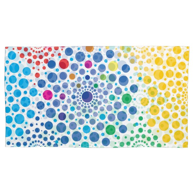 Housse D'oreillers Cercles Mandala 3 (devant)