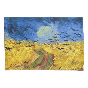 Housse D'oreillers Champ de blé de Van Gogh peinture impressionniste