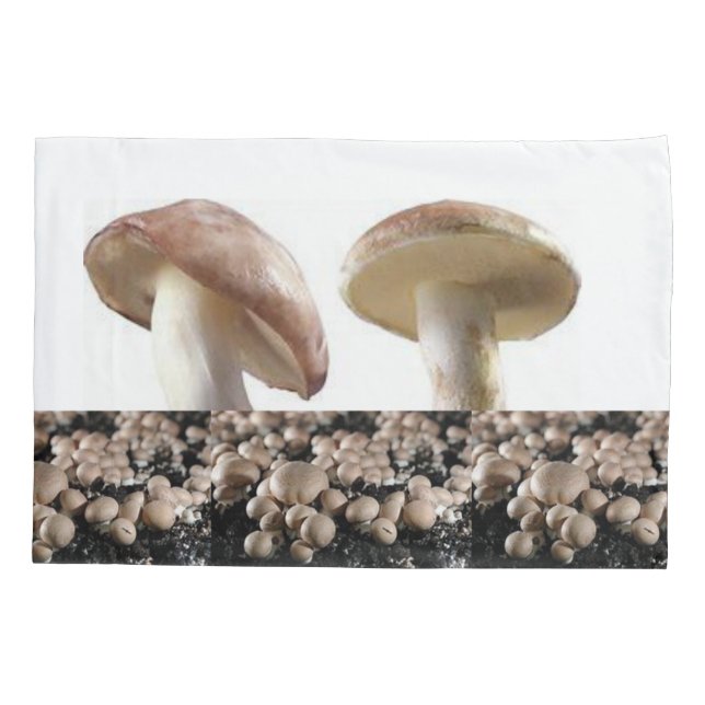 Housse D'oreillers Champignons Coques coussins (Dos)