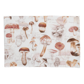 Housse D'oreillers Champignons Medley : Aquarelle Motif sans joint
