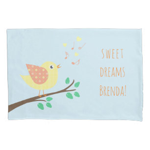 Housse D'oreillers Chanter Bird Sweet Dreams Vous Êtes Si Aimé Enfant