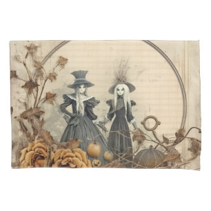 Housse D'oreillers Chariot Halloween vintage (12)