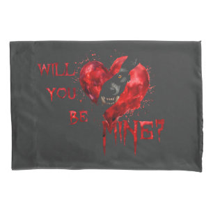 Housse D'oreillers Chemise WIll You Be Mine Saint-Valentin