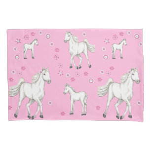 Housse D'oreillers Cheval blanc