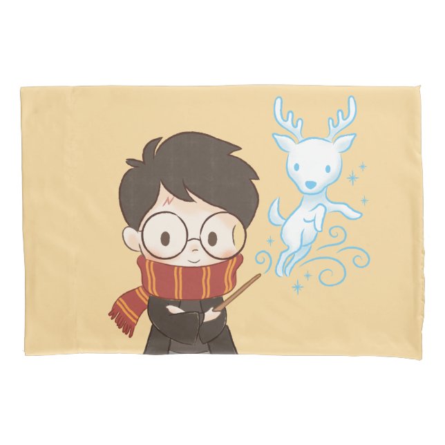 Housse D'oreillers Chibi HARRY POTTER™ Patronus (devant)