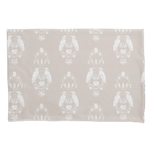 Housse D'oreillers Chic beige neutre Héron Renaissance Héritage