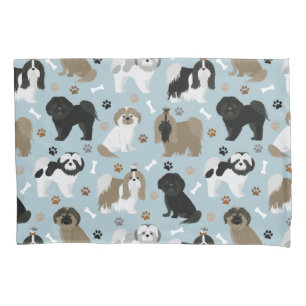 Housse D'oreillers Chien Chien Chien Chien Chien Chien Paws et Os