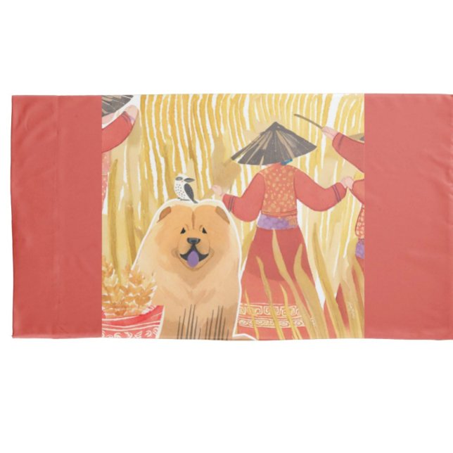 Housse D'oreillers CHOW COUSSIN COQUES - couverture de couette vendue (Créateur téléchargé)