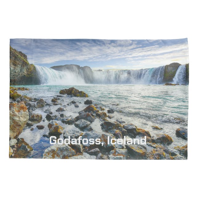 Housse D'oreillers Chutes de Godafoss, Islande (Dos)