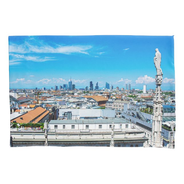 Housse D'oreillers Ciel de Milan (devant)