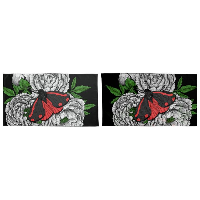 Housse D'oreillers Cinnabar moth (Dos-Set)