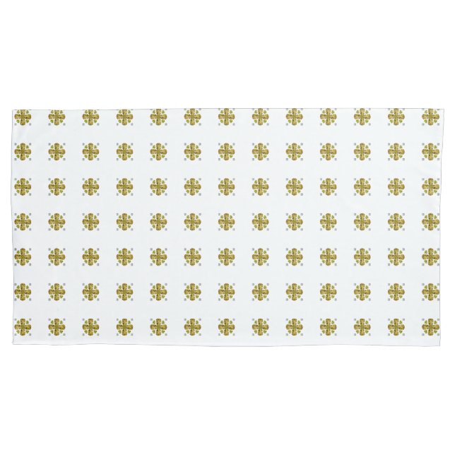 Housse D'oreillers Citrine Clover (devant-gauche)