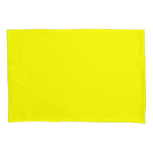 Housse D'oreillers Citron jaune standard taille Coussin Coque paire