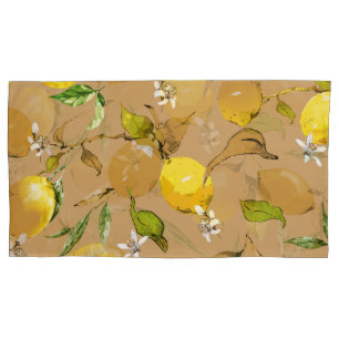 Housse D'oreillers citrons d'aquarelle 33