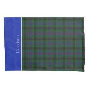 Housse D'oreillers Clan coloré Davidson Tartan Plaid Coque Coussin