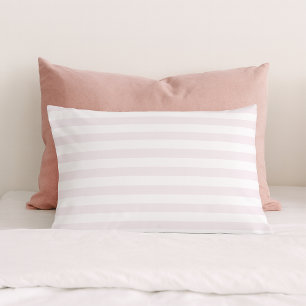 Housse D'oreillers Classique rayures Pastel Rose