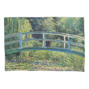 Housse D'oreillers Claude Monet - Bassin aux Nymphéas & Pont Japonais