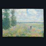 Housse D'oreillers Claude Monet - Champs de pavot près d'Argenteuil (<br><div class="desc">Champs de pavot près d'Argenteuil - Claude Monet,  Huile sur toile,  1875</div>