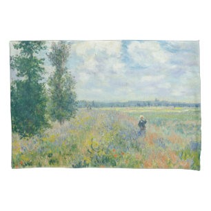Housse D'oreillers Claude Monet - Champs de pavot près d'Argenteuil (