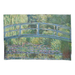 Housse D'oreillers Claude Monet - Eau Lily étang, Harmonie verte