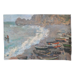 Housse D'oreillers Claude Monet - La plage d'Etretat