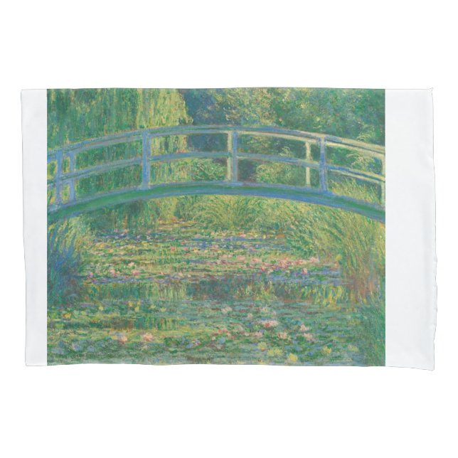 Housse D'oreillers Claude Monet le pont japonais (devant-gauche)