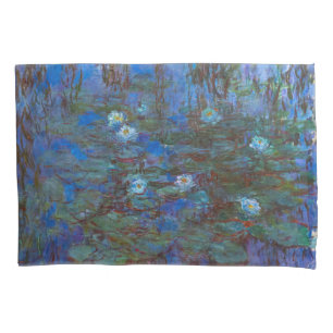 Housse D'oreillers Claude Monet - Lys d'Eau Bleue