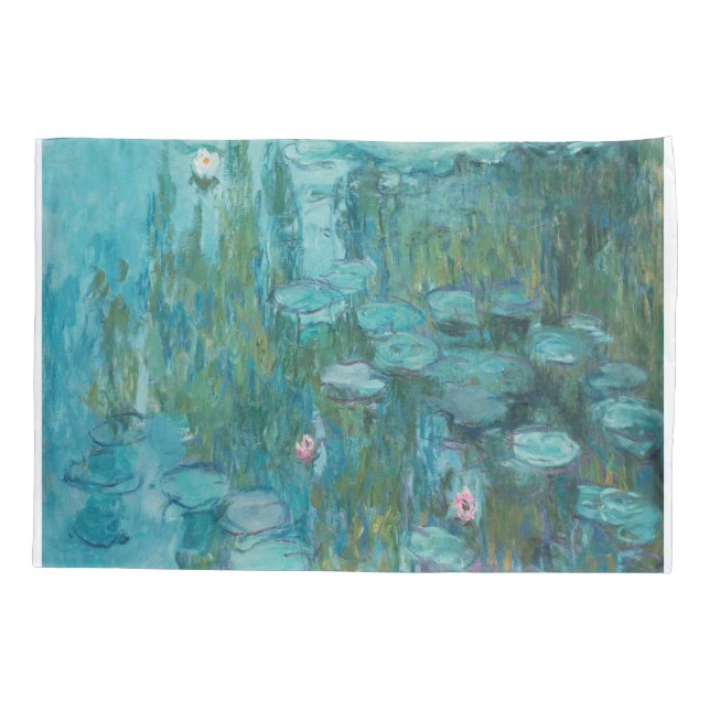 Housse D'oreillers Claude Monet - Nympheas - Water Lilies Painting (Dos)