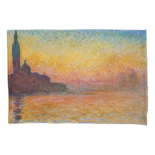 Housse D'oreillers Claude Monet - San Giorgio Maggiore à Dusk