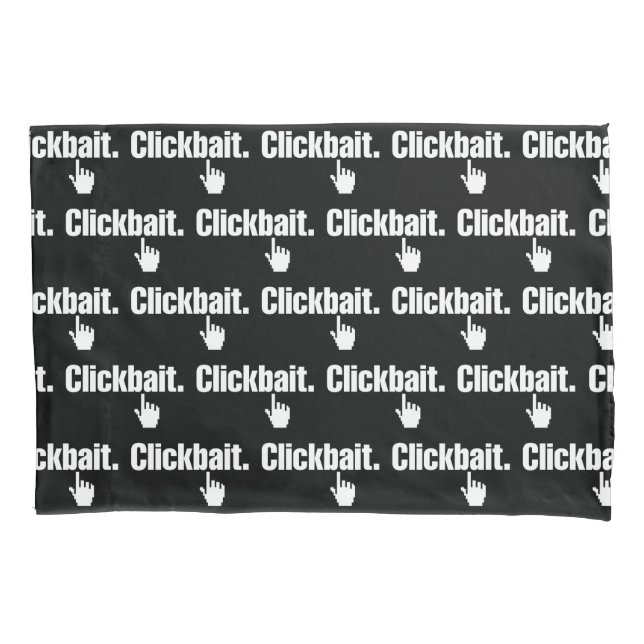 Housse D'oreillers Cliquez sur un appât. Coque coussin (devant-gauche)