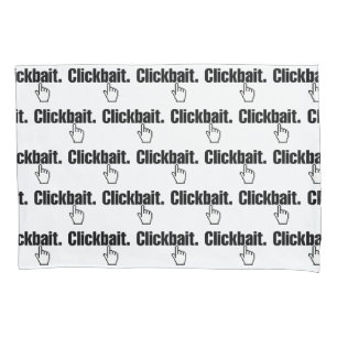 Housse D'oreillers Cliquez sur un appât. Coque coussin