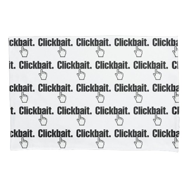 Housse D'oreillers Cliquez sur un appât. Coque coussin (devant-gauche)