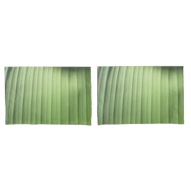 Housse D'oreillers Closeuse feuille banane (devant-Set)