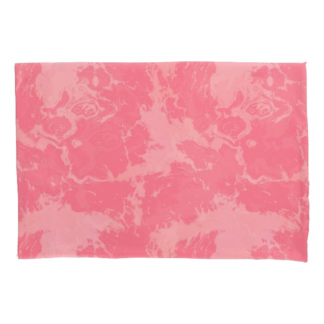 Housse D'oreillers Cloud marbré rose abstrait (devant)
