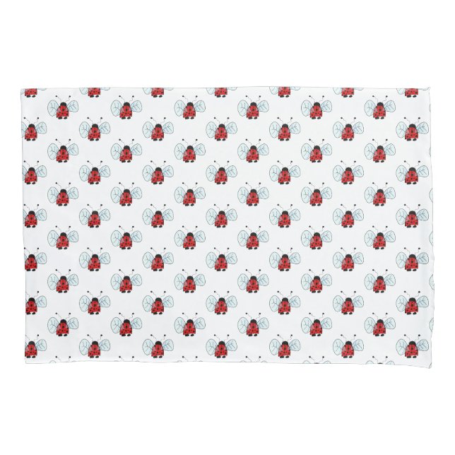 Housse D'oreillers Coccinelle (devant)