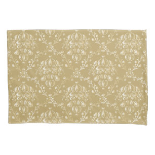 Housse D'oreillers Coco Brown Damask