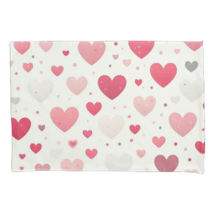 Housse D'oreillers Coeur coloré de la Saint Valentin