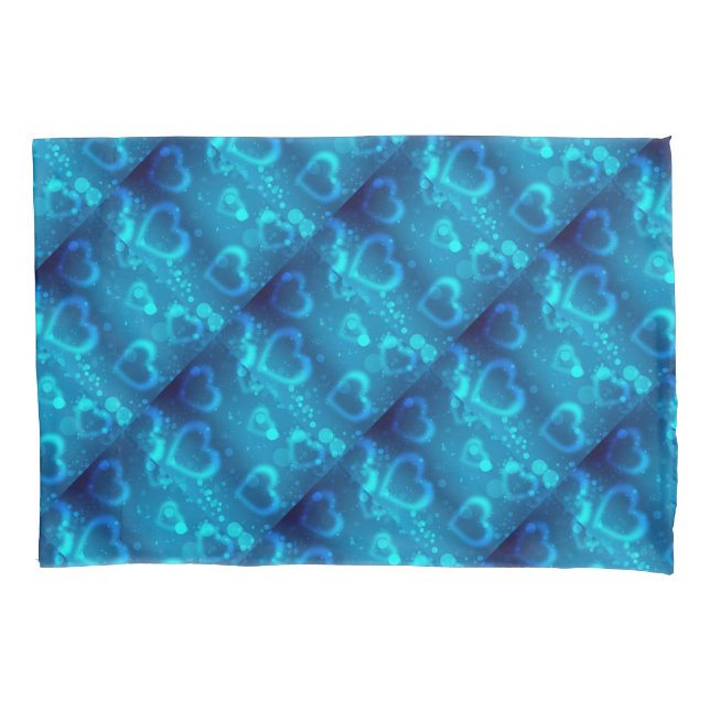 Housse D'oreillers Coeur/oreiller simple taille standard (devant)