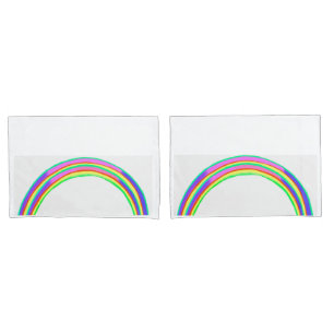 Housse D'oreillers Coiffeurs Rainbow Standard, 1 paire