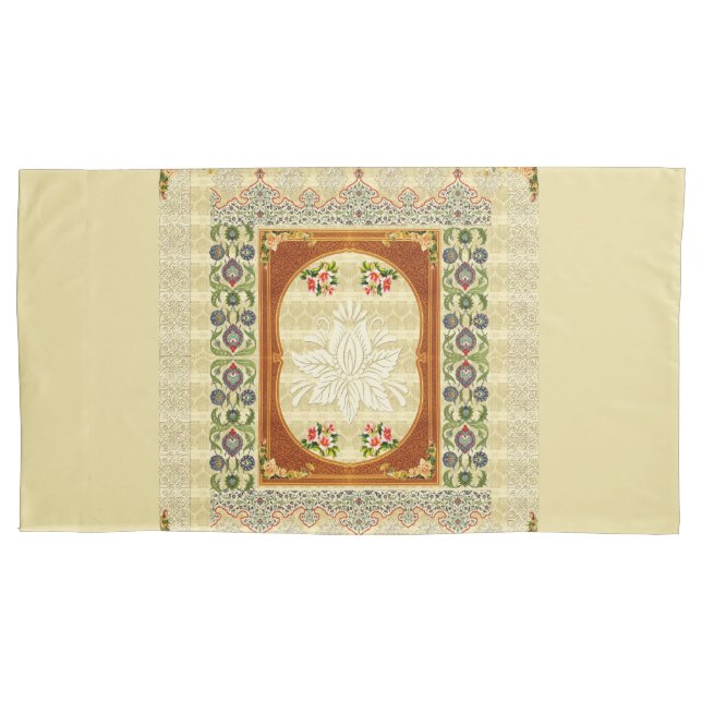 Housse D'oreillers collage vintage (devant-gauche)