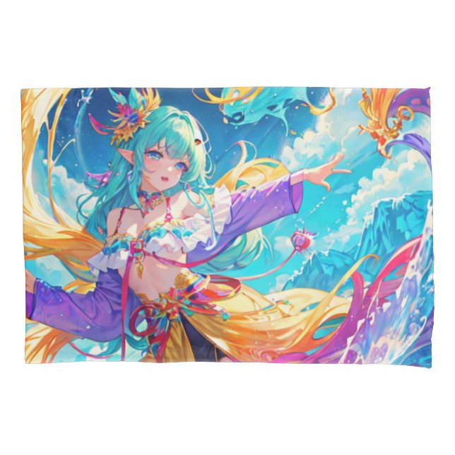 Housse D'oreillers Colorful/anime/dessin animé (devant)