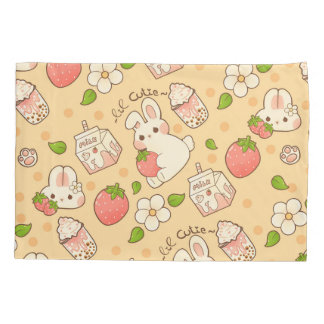 Housse D'oreillers conception de lapin mignon
