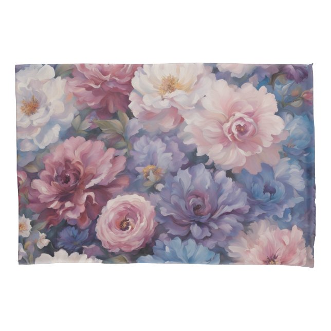 Housse D'oreillers Conception fleur sauvage (devant)