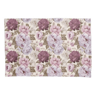 Housse D'oreillers Conception florale vintage et muette