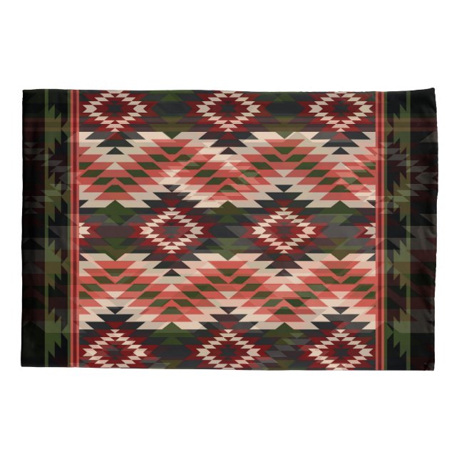 Housse D'oreillers Conception Navajo -11 (Dos)