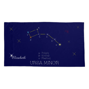 Housse D'oreillers Constellation de l'hémisphère Nord Ursa mineure