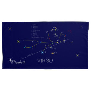 Housse D'oreillers Constellation VIRGO unique, impressionnant